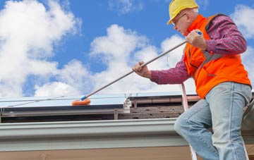 Steinis soft wash roof cleaning